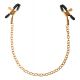 Затискачі для сосків - FFS Gold Chain Nipple Clamps