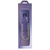 Украшение цепочка с зажимами для сосков Sportsheets Midnight Pearl Chain Nipple Clips