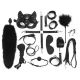 Набір Art of Sex - Maxi BDSM Set Leather, 13 предметів, натуральна шкіра, Чорний