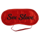 Плюшеві наручники та маска для очей Sex Slave Red