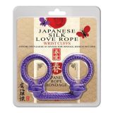 Наручники из японского шелка Japanese Silk Love Rope Wrist Cuffs (фиолетовый)