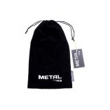 Крюк анальний з двома кулями, Toyfa Metal, сріблястий