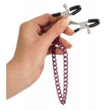 Затискачі для сосків - Nipple Chain Purple
