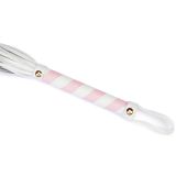 Флогер Liebe Seele White & Pink Leather Flogger