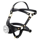 Маска-сбруя для орального секса LOCKINK SEVANDA Blowjob Head Harness