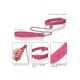 CalExotics Tickle Me Pink Collar w Leash - дизайнерский ошейник с поводком