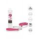CalExotics Tickle Me Pink Collar w Leash - дизайнерский ошейник с поводком