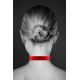 Чокер з замочком-сердечком Bijoux Pour Toi - HEART LOCK Red, екошкіра