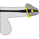 Стимулятор уретры - Penis Plug with Glans Ring