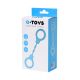 Силиконовые наручники A-Toys By Toyfa, силикон, голубые, 33 см