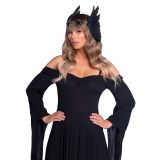 Leg Avenue Feather headband Black