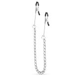 Затискачі для сосків - EasyToys Fetish Collection Long Nipple Clamps With Chain