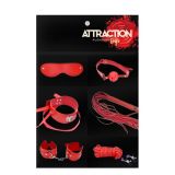 Набір MAI BDSM STARTER KIT Nº75: батіг, кляп, наручники, маска, нашийник з повідцем, мотузка, затиск