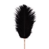 Лоскітка з металевим флогером Rosy Gold - Feather Tickler & Whip
