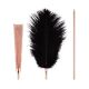 Лоскітка з металевим флогером Rosy Gold - Feather Tickler & Whip