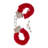 Наручники Plush Handcuffs With Keys Red