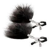 Зажимы для сосков - STEAMY SHADES Adjustable Feather Nipple Clamps