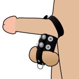 Бондаж - Erospace Wild Play Cock And Ball Strap C20