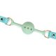 Кляп Liebe Seele Blue Lamb Leather Ball Gag with Velvet Lining