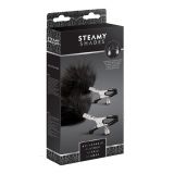 Зажимы для сосков - STEAMY SHADES Adjustable Feather Nipple Clamps