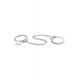 Поножи Fetish Tentation Adjustable metal ankle cuffs