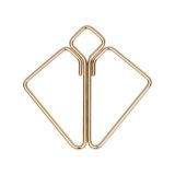 Зажимы для сосков с тяжелой подвеской LOCKINK Nipple Clamps with Heavy Pendant - Golden