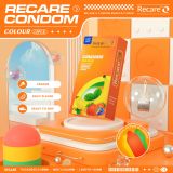 Презервативи Recare Color Fruit Flavour Condoms 12 шт, аромати: м'ята, банан, полуниця
