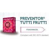 Презервативи - Preventor Tutti Frutti, 3 шт.