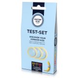 Набір презервативів Mister Size test-set 53–57–60, 3 розміри + лінійка, товщина 0,05 мм