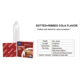 Презервативи Recare Cola Dotted&Ribbed Condoms 3 шт, з пухирцями та ребрами, аромат: Кола