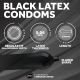 Презерватив - EXS Black Latex Condom, 1 шт.