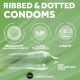 Презерватив - EXS Ribbed And Dotted Condom, 1 шт.