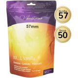 Презервативи - Vibratissimo XX...L Vanilla, 57 мм, 50 шт.