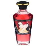 Масажна олійка - Shunga Aphrodisiac Warming Oil Sparkling Strawberry Wine, 100 мл