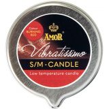 Массажная свеча - Vibratissimo Burning Red, 50 мл