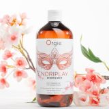 Гель для NURU-массажа Orgie – Noriplay Energizer (500 мл), экстракт гинкго билоба, защитная простыня