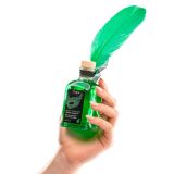 Набор для массажа Orgie – Sexy Therapy Apple (100 мл), съедобное разогревающее масло + перышко