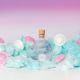 Массажное масло EXSENS With Love Cotton Candy 50мл разогревающее, без сахара, съедобное