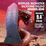 Фентезійний фалоімітатор - Power Monsters Dreadful Fiend, 24 см Фентезійний фалоімітатор - Power Monsters Dreadful Fiend, 24 см