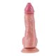 Двойной фаллоимитатор для секс-машин Hismith Double Penetrator M, 9.25″, KlicLok и присоска