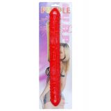 Двосторонній фалоімітатор - Flexible Double Dong Red