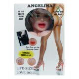Надувна секс лялька з вібрацією - Angelina 3D (пошкоджена упаковка)