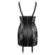 2001098 Zado Leather Dress Black