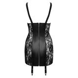 2001098 Zado Leather Dress Black