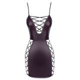 2718928 Cottelli Collection Dress Lacing Purple