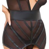 2633108 Cottelli Collection Basque And String Black