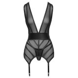 2633108 Cottelli Collection Basque And String Black