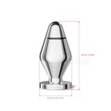 Металева анальна пробка Mystim Little John для електростимулятора, діаметр 4см