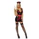 Leg Avenue Vinyl Naughty Nurse S Black/Red