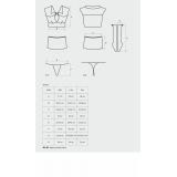 Obsessive Student 4 pcs costume S/M